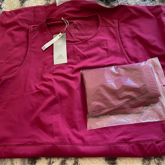 Adidas Go To Golf Dress in the color Legecy Burgundy size small  🎉Host Pick🎉 - Picture 10 of 14